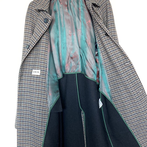 Berna Men’s Grey Houndstooth Coat, Size 48(US 38), New With Tag - Picture 5 of 10